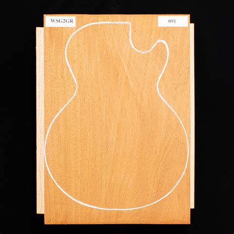 honduran mahogany guitar body blank.